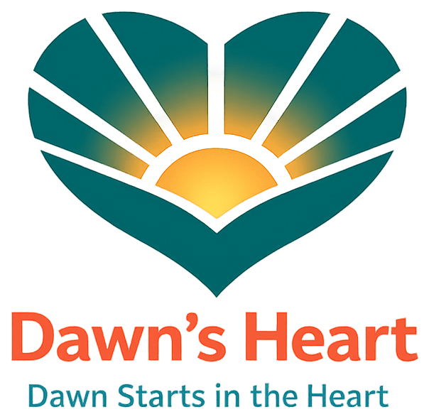 Dawn’s Heart logo: Dawn Starts in the Heart